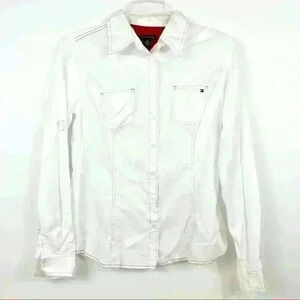 3 for $30 Tommy Hilfiger • White Button Down Shirt